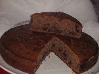 Torta al cacao con gocce di cioccolato